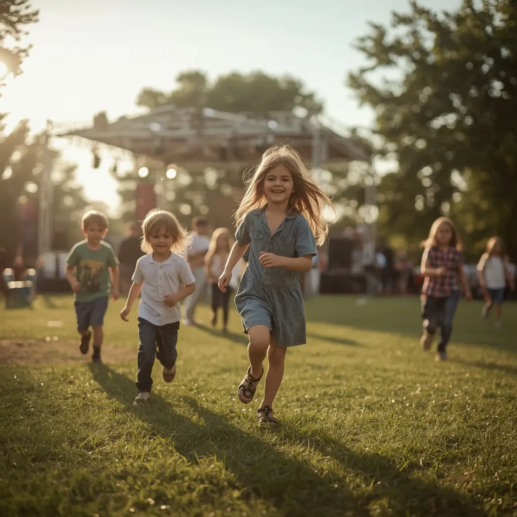 Families enjoying playgrounds and open green space at a Naperville public park