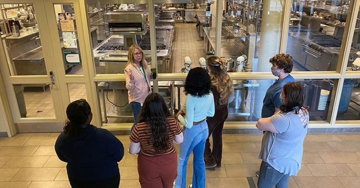 Exterior of Gail McKinzie High School in Naperville, formerly known as Indian Plains High School.